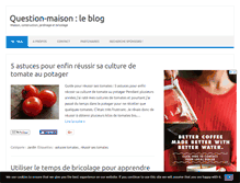 Tablet Screenshot of blog-bricolage.question-maison.net